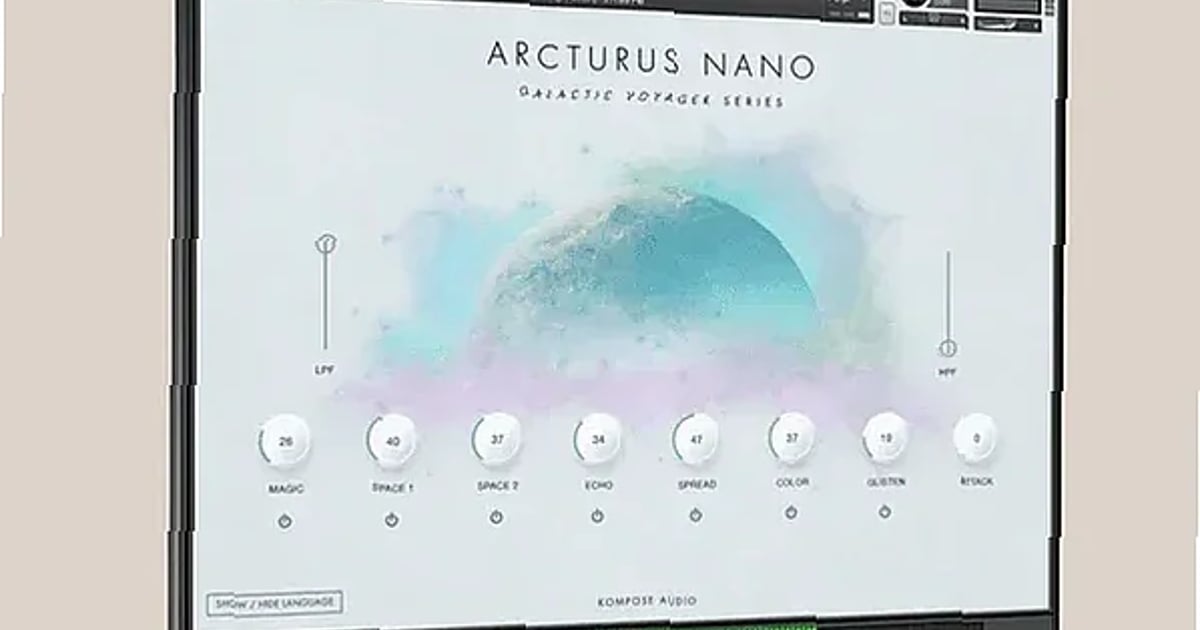 Screenshot of labs spitfire audio spitfire audio downloader - Kompose Audio - Galactic Voyager Series: Arcturus Nano - Tor...