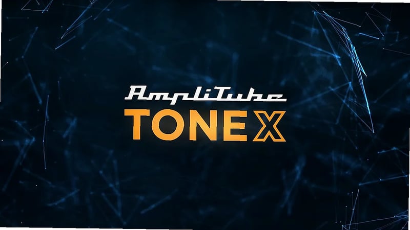 TONEX software interface displaying AI Machine Modeling settings for guitar tone creation